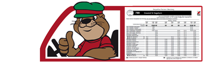 Otter Fahrplan of