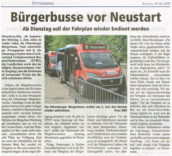 2020 05 30 Rotenburger Rundschau